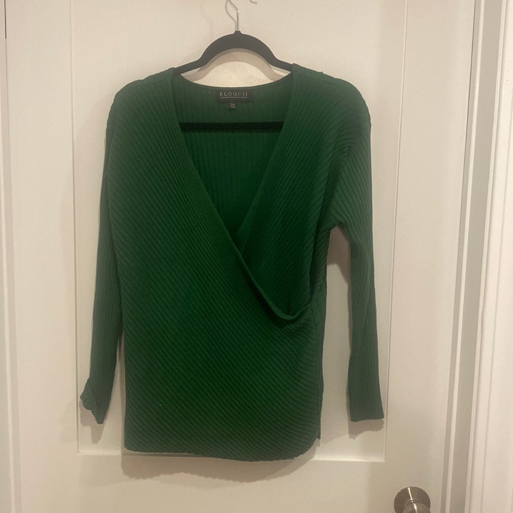 Eloquii wrap sweater